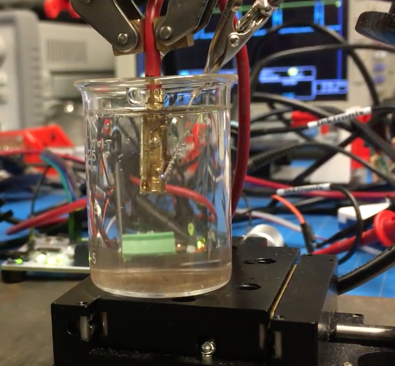 Java Pulse Generator Here's what the pulses look like when they're making sparks: